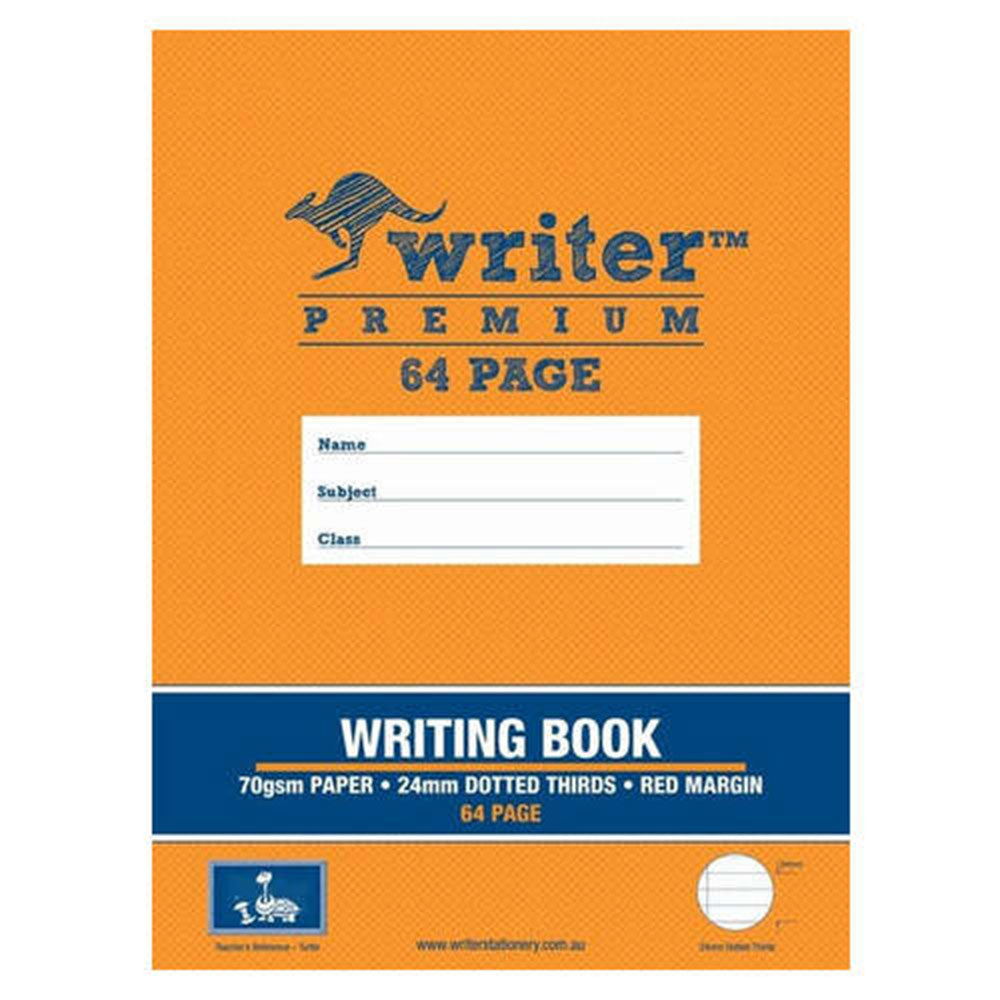 Writer Premium Dot Thirds Writing Book w/ Turtle Margin 24mm