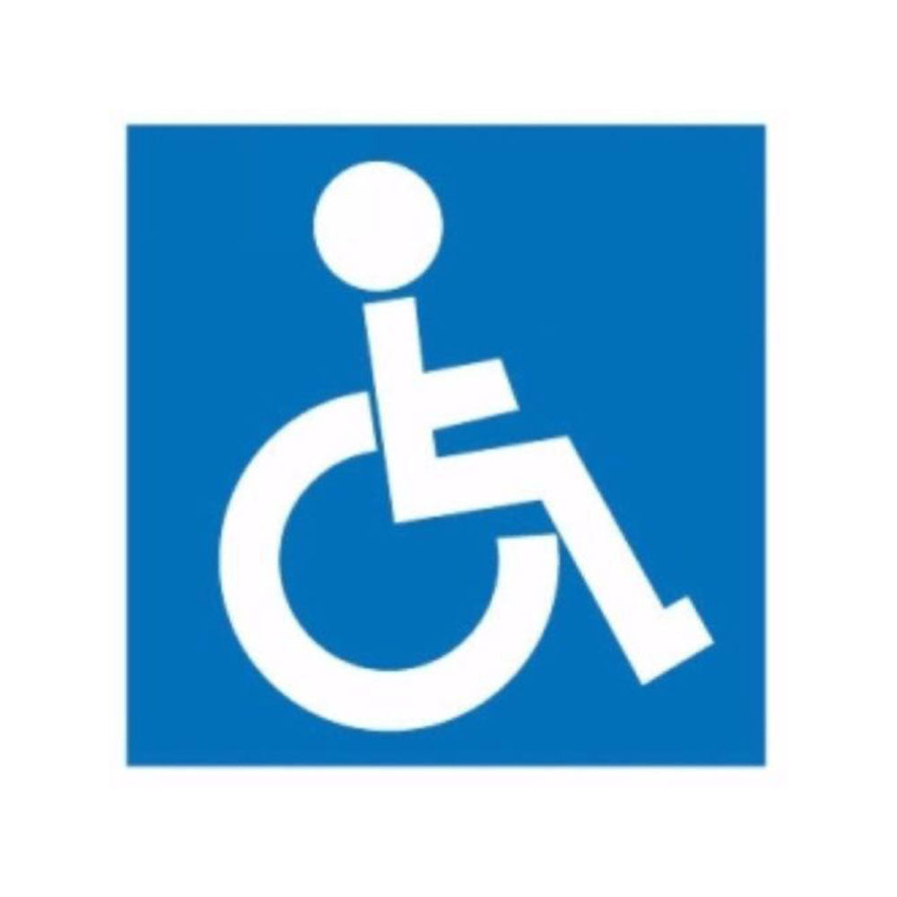 Self-Adhesive Disable Sign