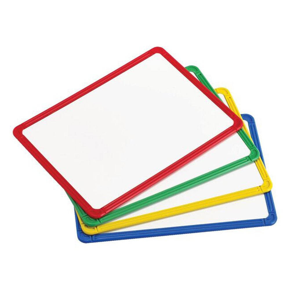 EDX Magnetic Plastic Framed White Board (Set of 10)