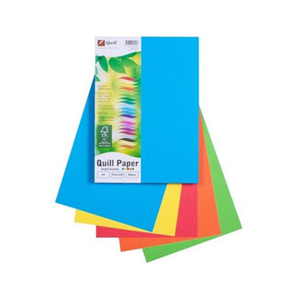 Optix A4 Rainbow Bright Color Copy Paper 80gsm (Pack of 200)