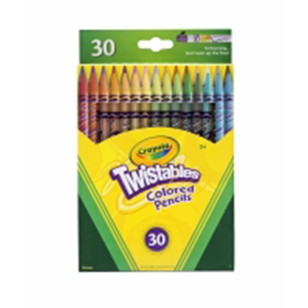 Crayola Twistable Coloured Pencil (Pack of 30)