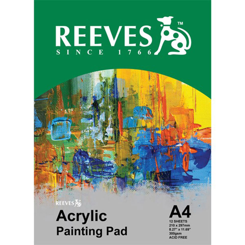 Reeves A5 Acrylic Pad 360gsm (White)
