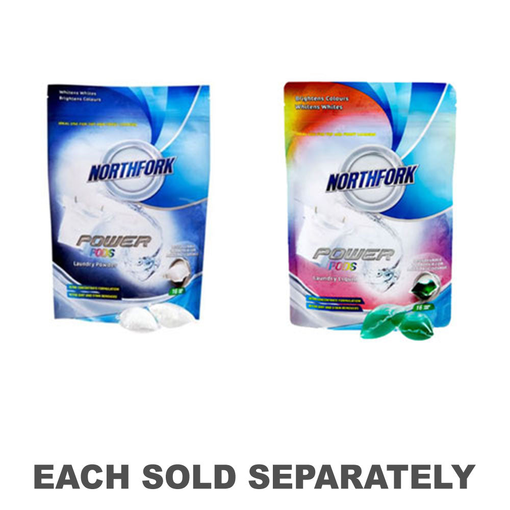 Northfork Laundry Washing Power Pack Pods 16pcs