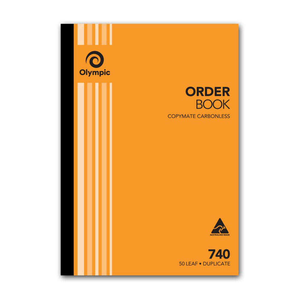 Olympic No 740 Duplicate Copymate Carbonless Order Book