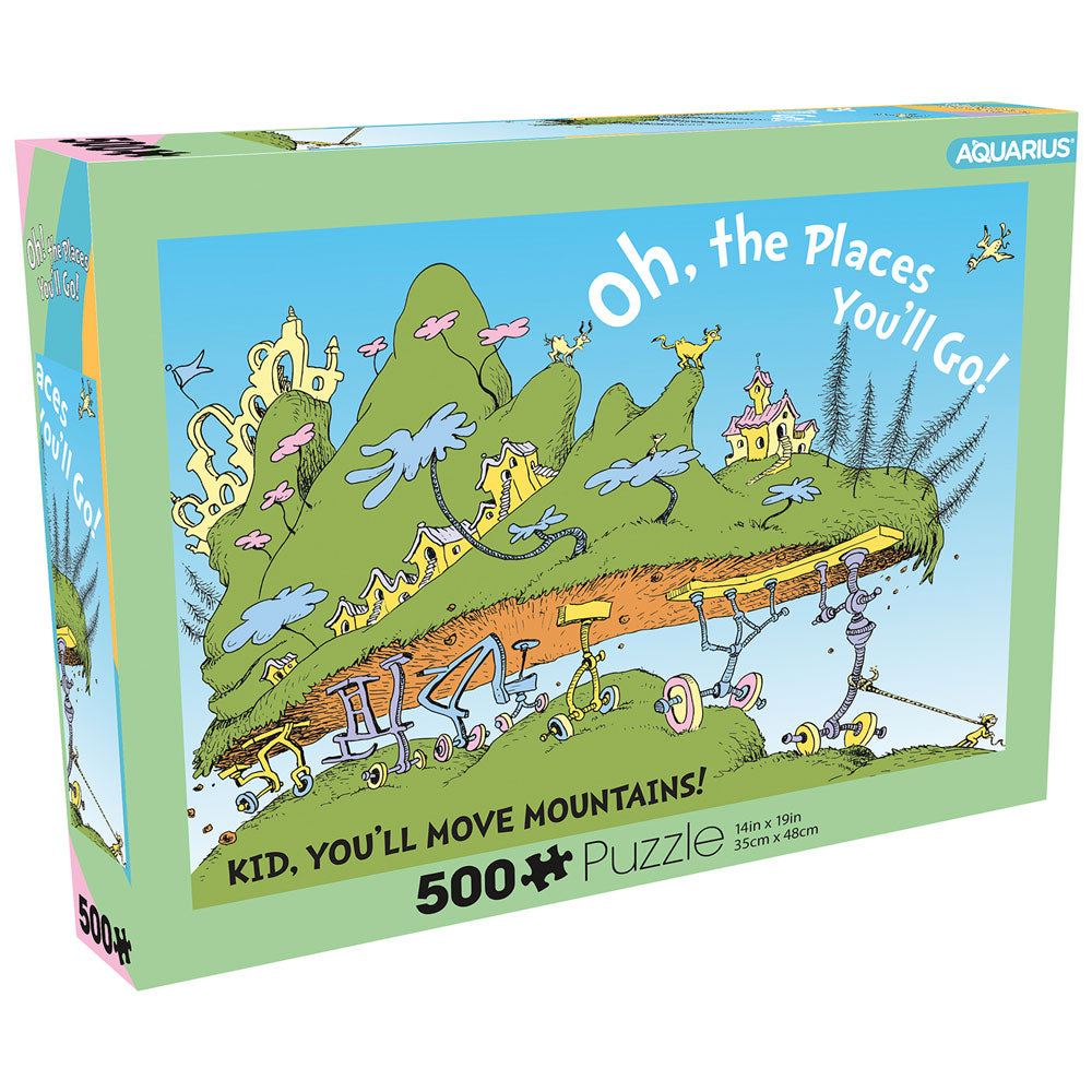 Aquarius Oh, The Places You'll Go! Dr Seuss 500pc Puzzle