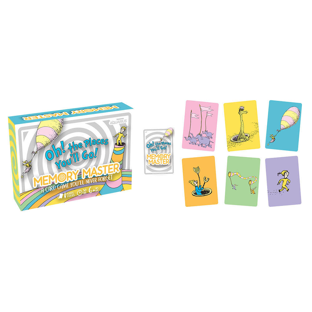 Aquarius Oh, The Places You'll Go Memory Master Card Game