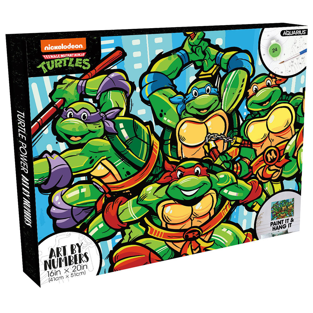 Aquarius Teenage Mutant Ninja Turtles Art by Numbers