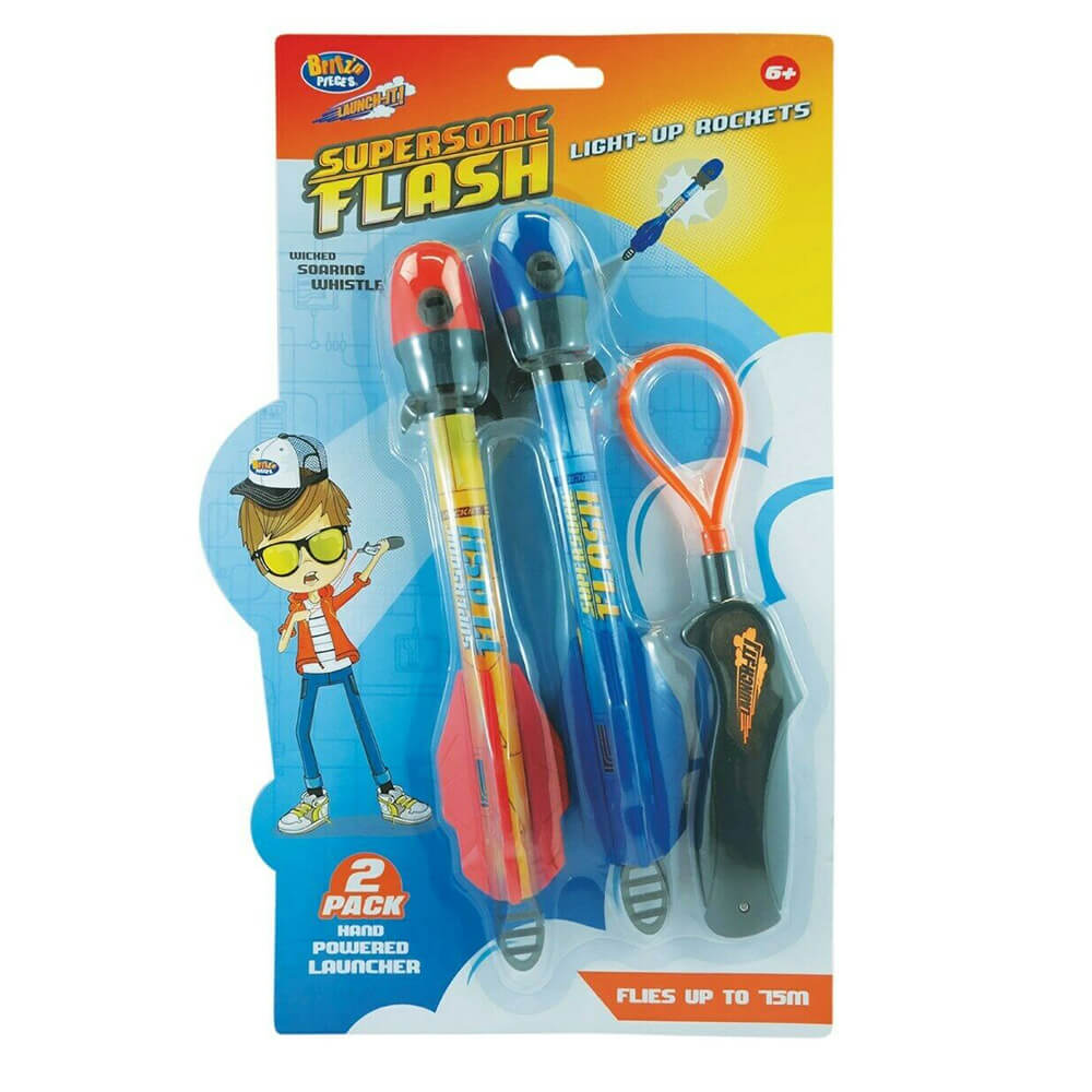 Supersonic Flash Rockets
