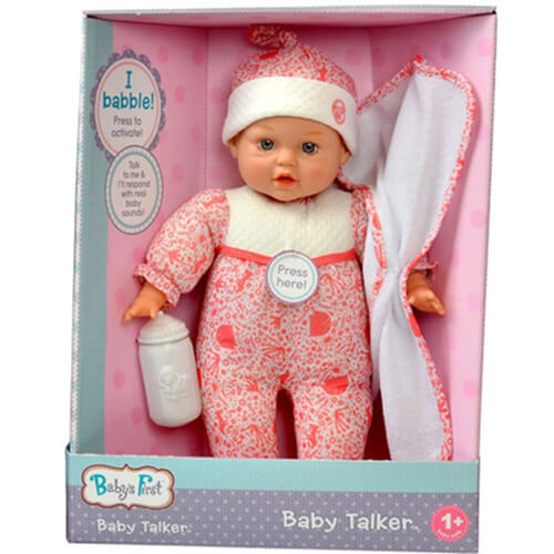 Baby's First Baby Talker Doll