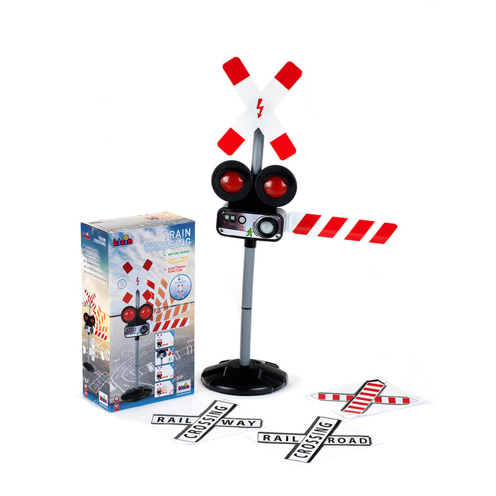 Toy Train Crossing with Lights & Sounds