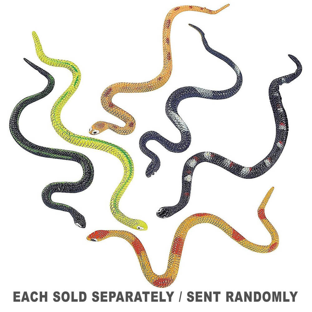 48" Rubber Snake (1pc Random Style)