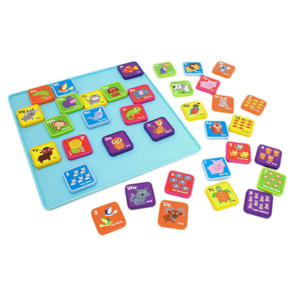 Roo Crew Eco Wood 2.0 36pc Learning Magnets