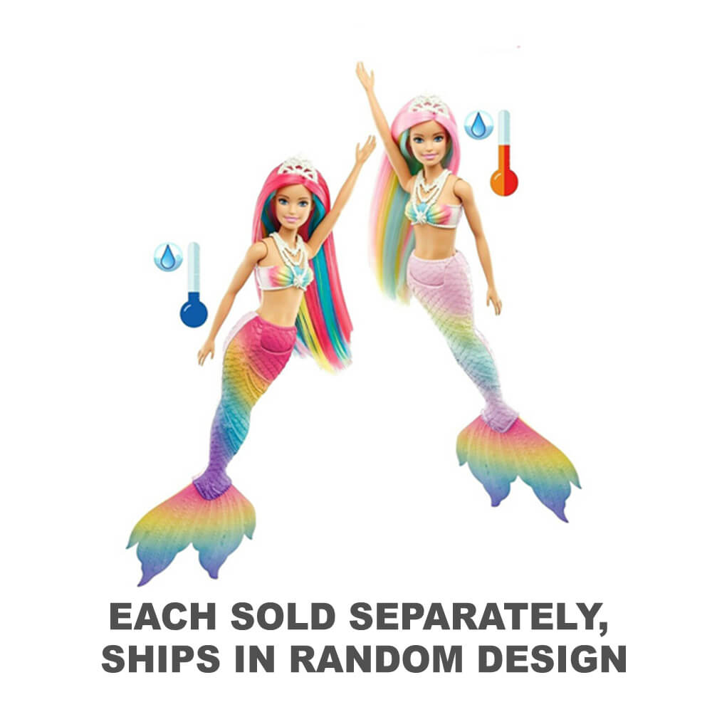 Barbie Colour Change Mermaid Doll (1pc Random Style)