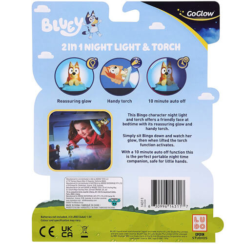 Bluey GoGlow Bingo Night Light & Torch