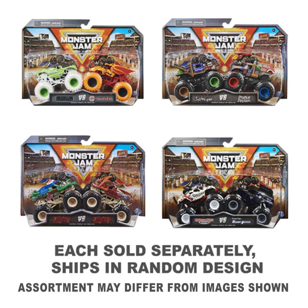 Monster Jam 1:64 Diecast Trucks 2pk (Random Style)