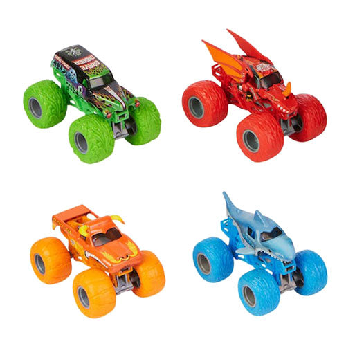 Monster Jam 1:64 Diecast Tough Treads 4pk