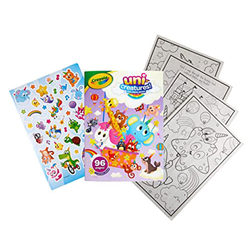 Crayola Uni Creatures Colouring Book 96 pages