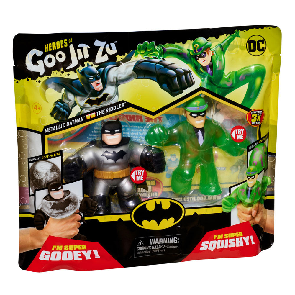 Heroes of Goo Jit Zu DC Series 1 Metallic Batman vs. Joker