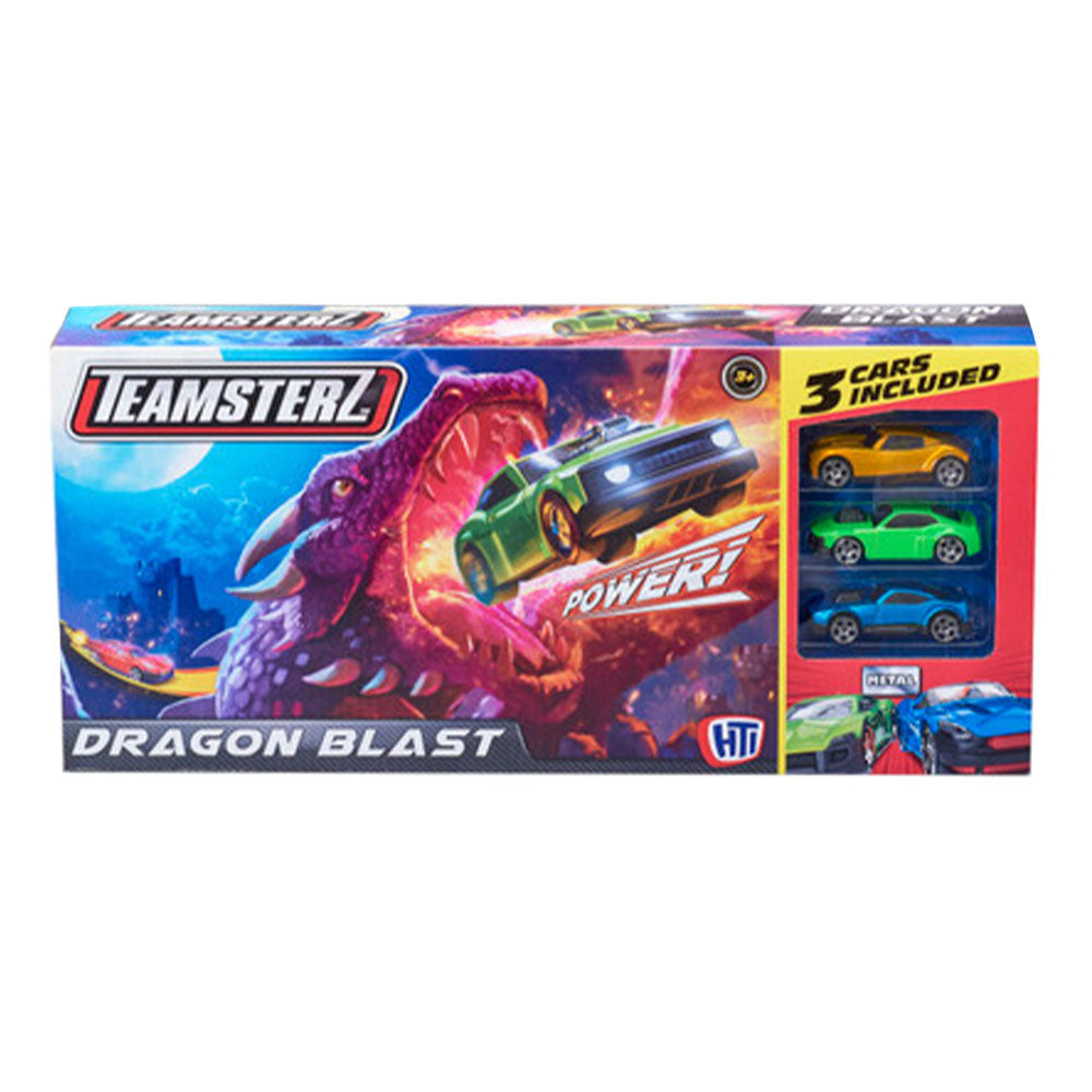 Teamsterz Beast Machine Dragon Blast Trackset with 3 Cars