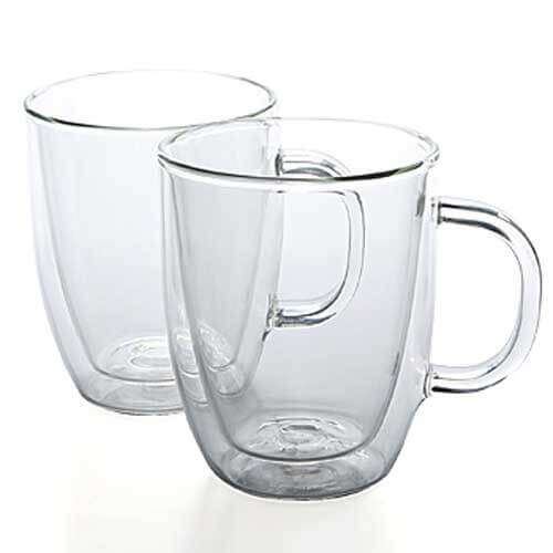 Avanti Brau Twin Wall Glass Drink Mugs