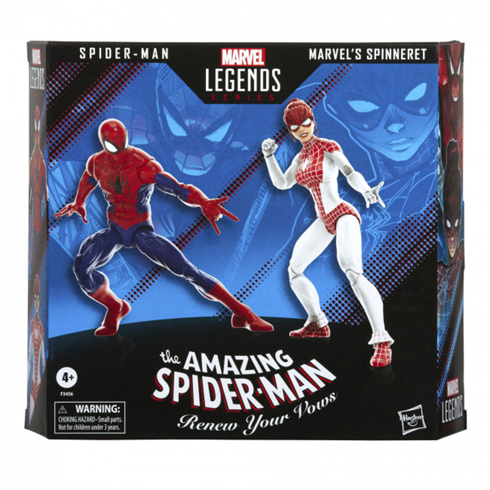 Marvel Spiderman & Marvel's Spinneret Action Figures 2pk