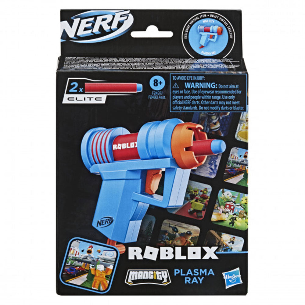 Nerf Roblox Mad City Plasma Ray Blaster Toy