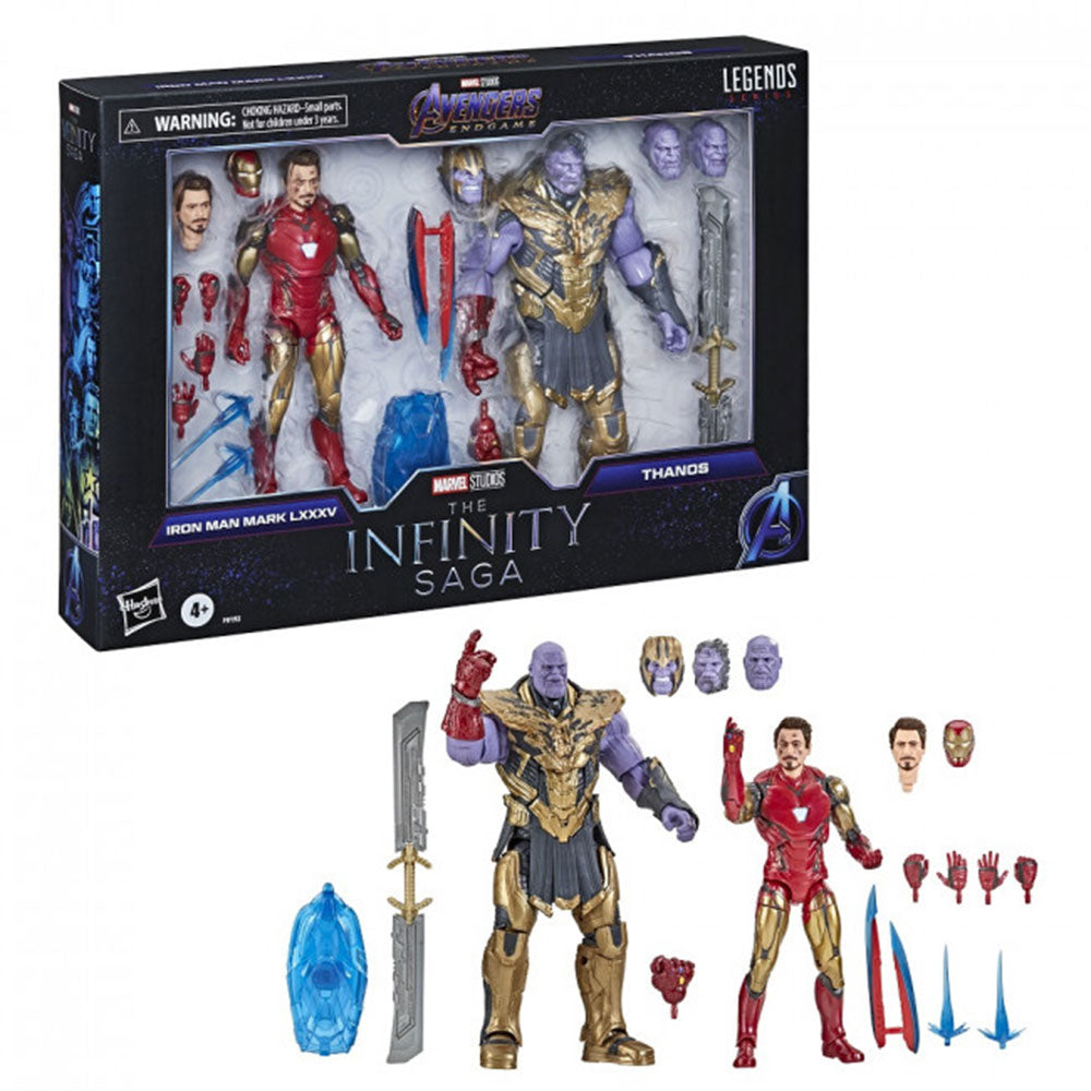 Marvel Legends Series Iron Man & Thanos Action Figure 2pk