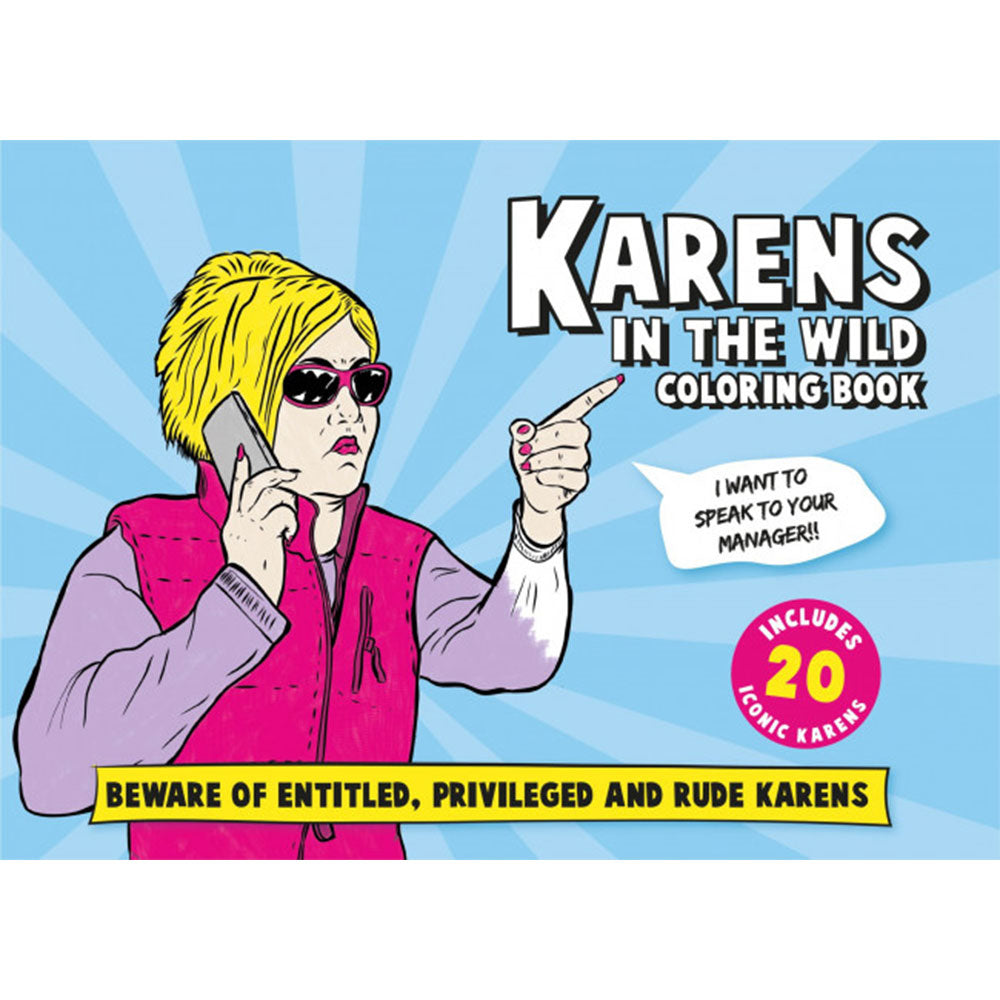 Karens in Wild Colouring Book for Adults (20 Images)