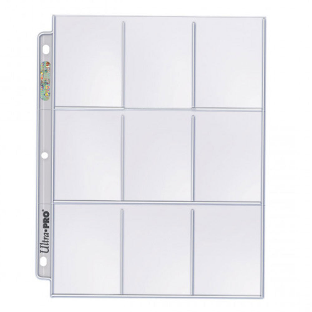 Ultra Pro 18-Pocket Silver Series Pages 25pcs