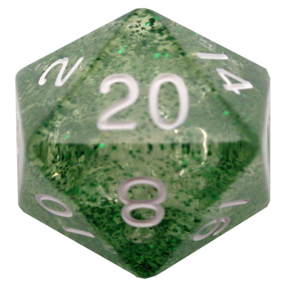 MDG Ethereal Mega Acrylic d20 Dice 35mm