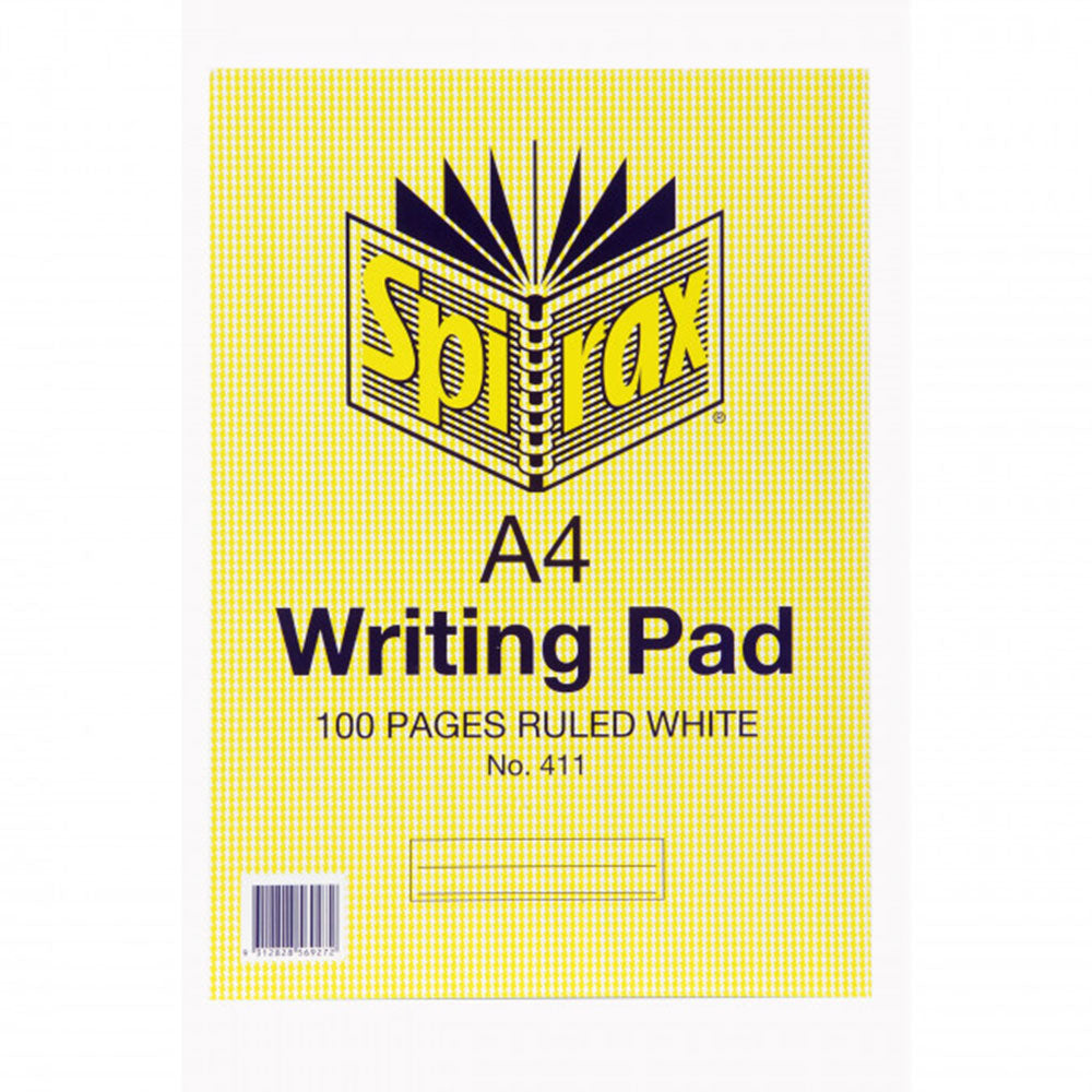 Spirax 100-Page Ruled Writing Pad A4