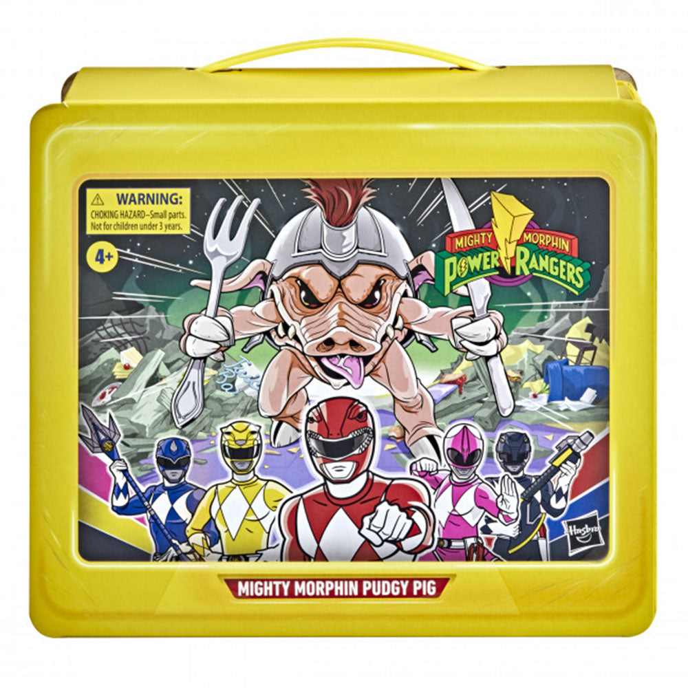 Power Rangers Mighty Morphin Pudgy Pig in Lunchbox Package