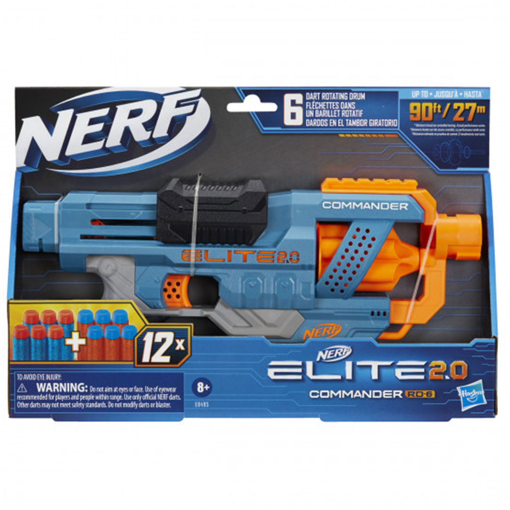 Nerf Elite 2.0 Commander RD-6 Blaster Toy