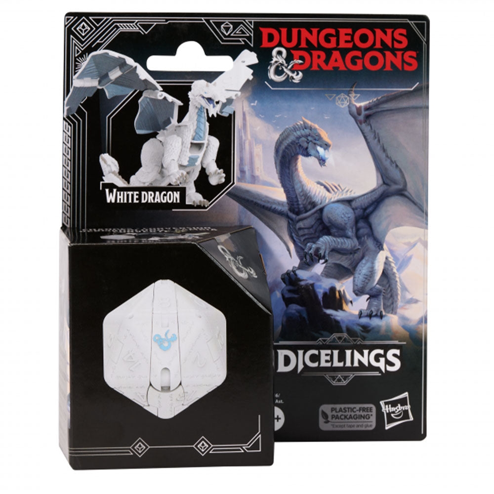 D&D Dicelings White Dragon Action Figure
