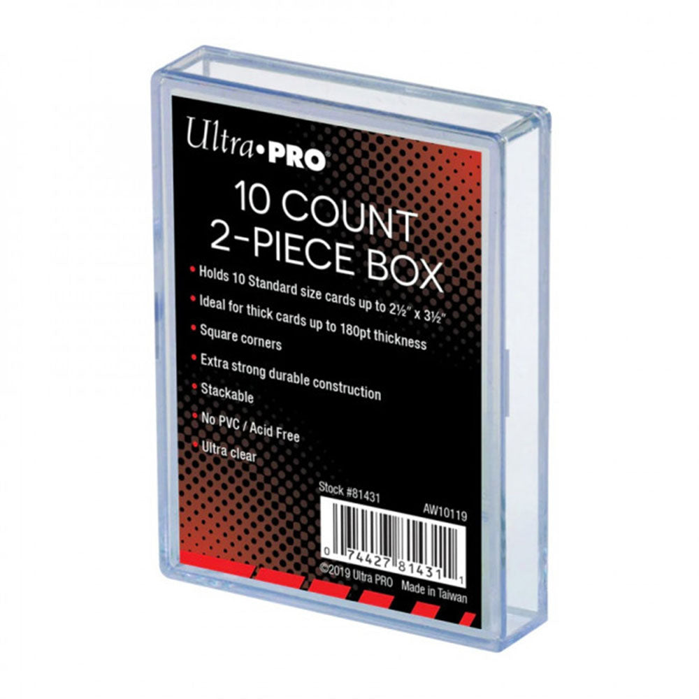 Ultra Pro 2-Pieces Card Storage Box (Clear)