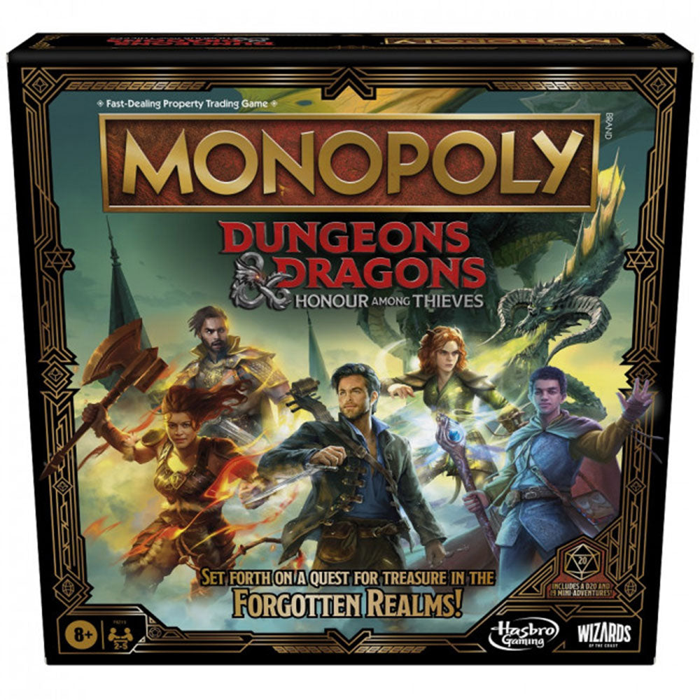Monopoly Dungeons & Dragons Honor Among Thieves Board Game