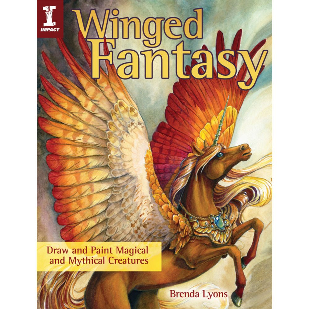 Winged Fantasy Draw&Paint Magical & Mythical Creatures Book