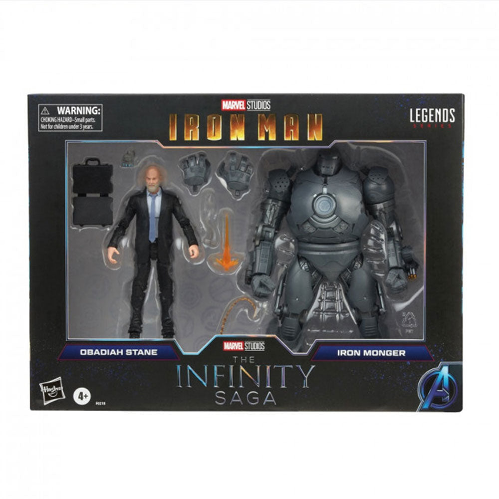 Marvel Infinity Saga Obadiah Stane & Iron Monger Figure 2Pk