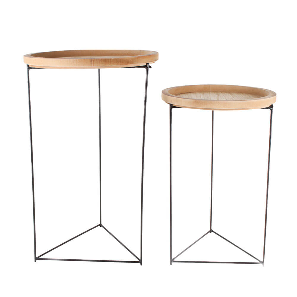 Ardano Wood Side Table (Set of 2)