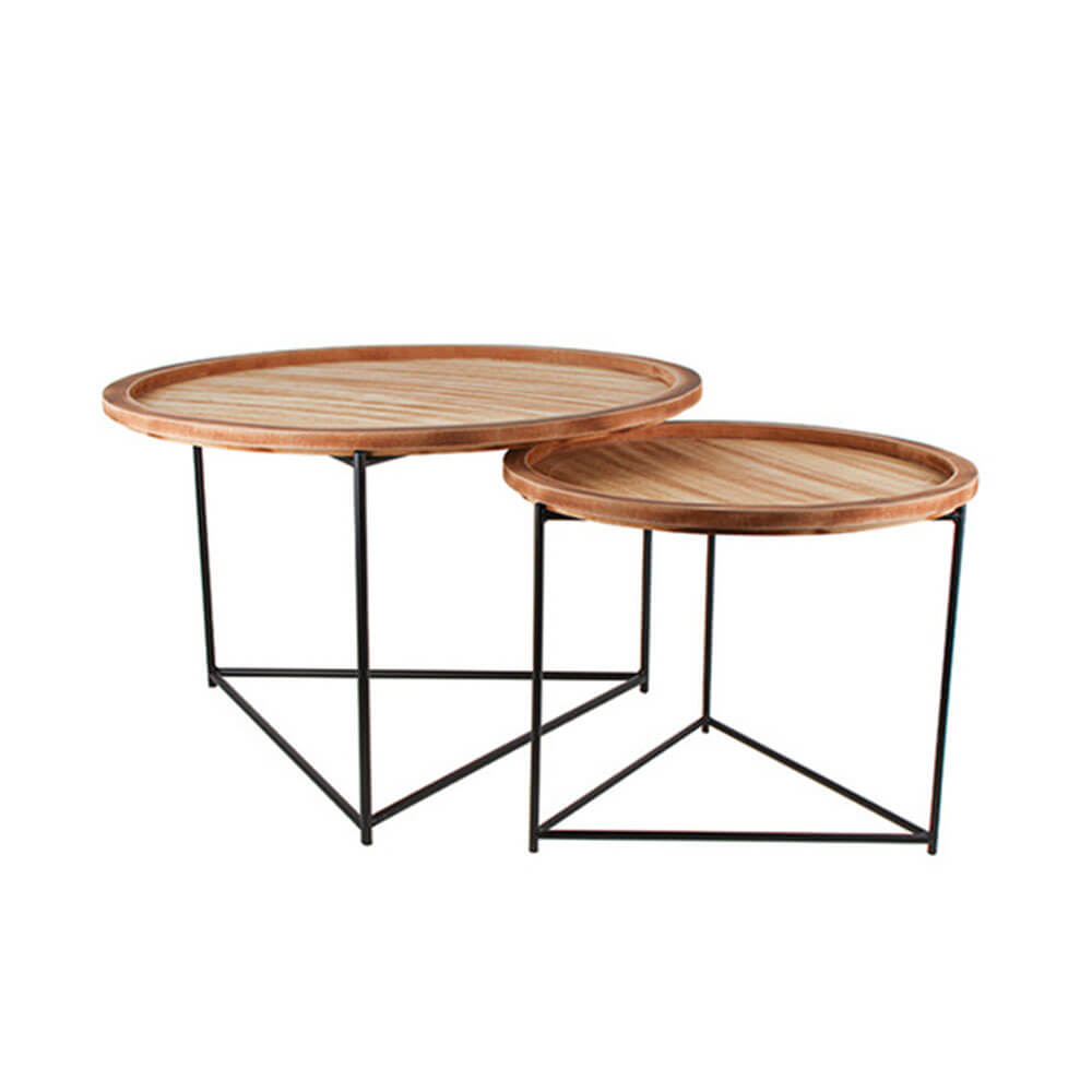 Ardano Wood Side Table (Set of 2)