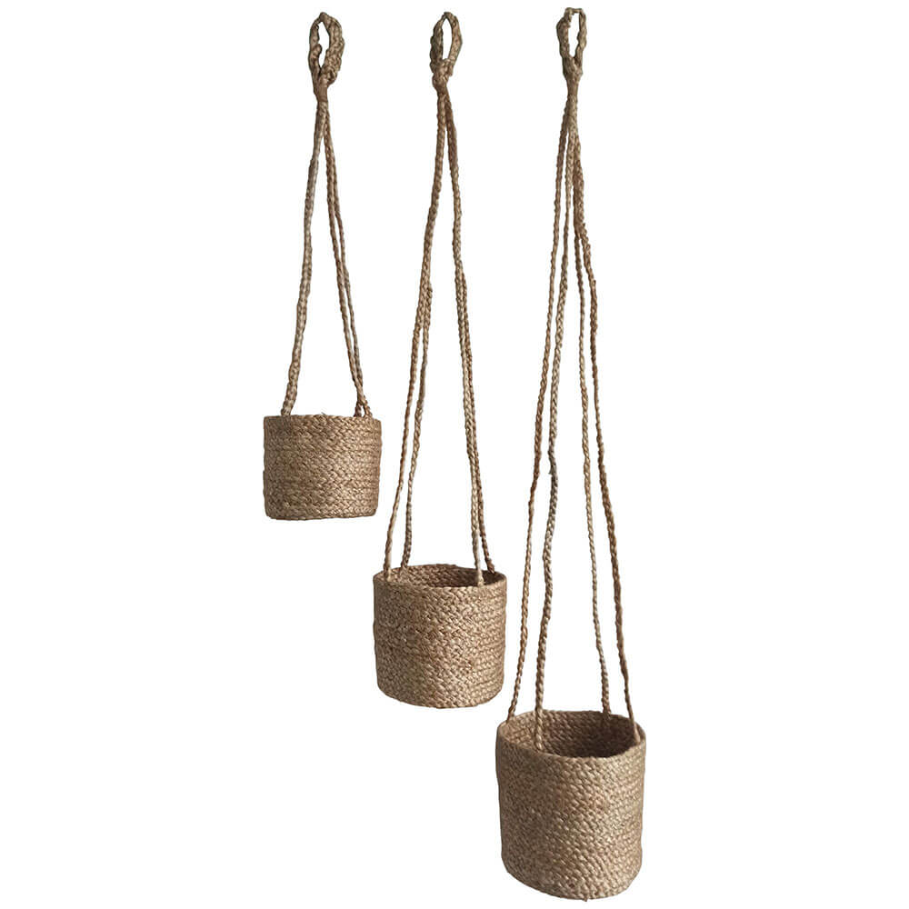 Angela Jute Pot Hangers Set of 3 (Large 18x16cm)