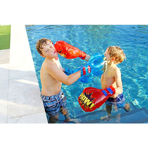 Boxing Glove Combo inflatable 2 Pairs Red Blue (36x25cm)