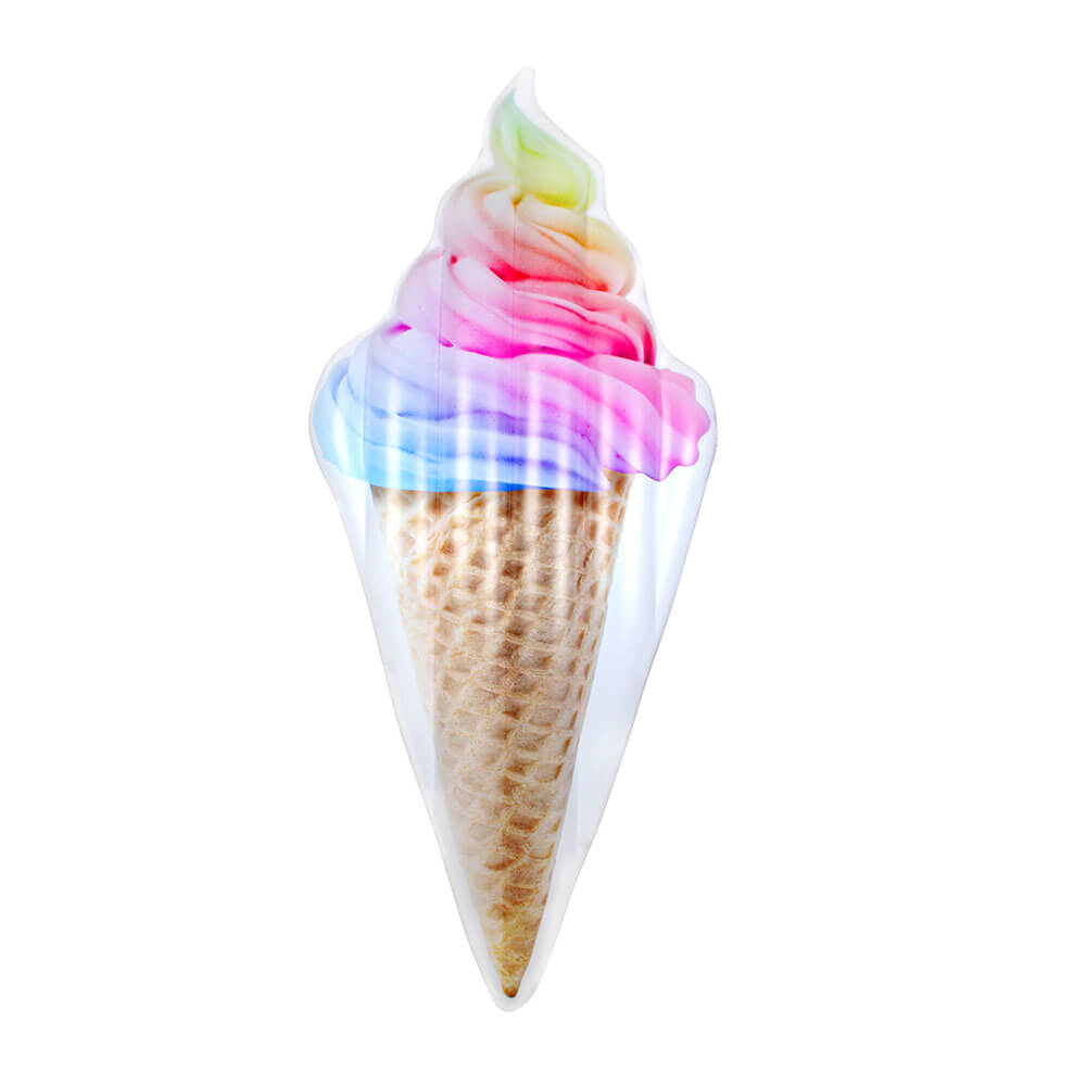 Rainbow Ice Cream Pool Float (Deflated:200cmx80cm)