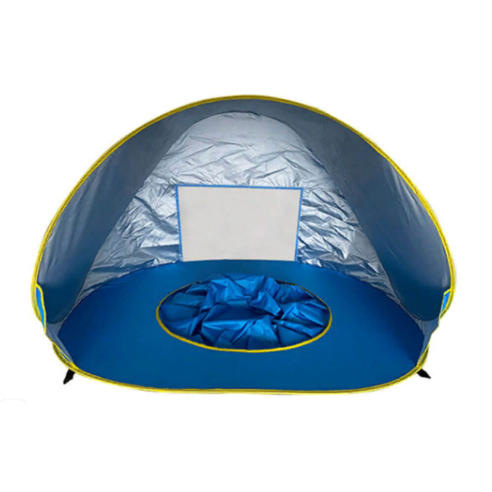 Kid's Paddling Pool with Pop Up Cover (120x80x70cm)