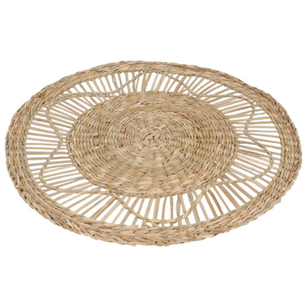 Silvia Circle Seagrass Placemats (Diameter:30cm)