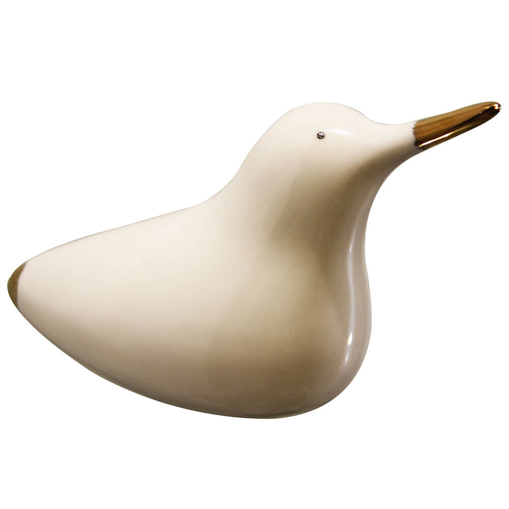 Caspian Porcelain Seagull w/ Foil 2 Asst Colors (16x7x10cm)