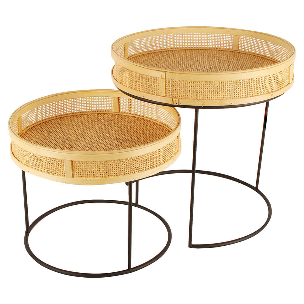Freya Nesting Tables Set of 2 (45x45x45cm)