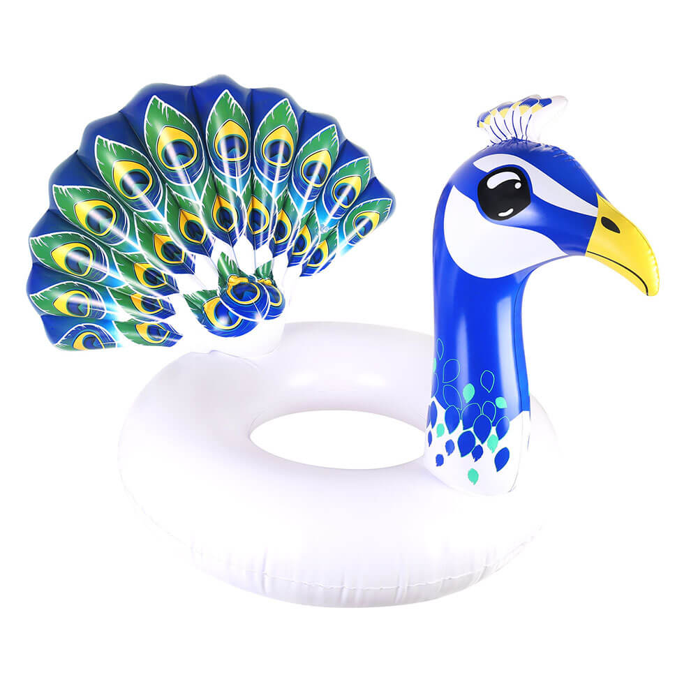 Inflatable Peacock Swim Ring
