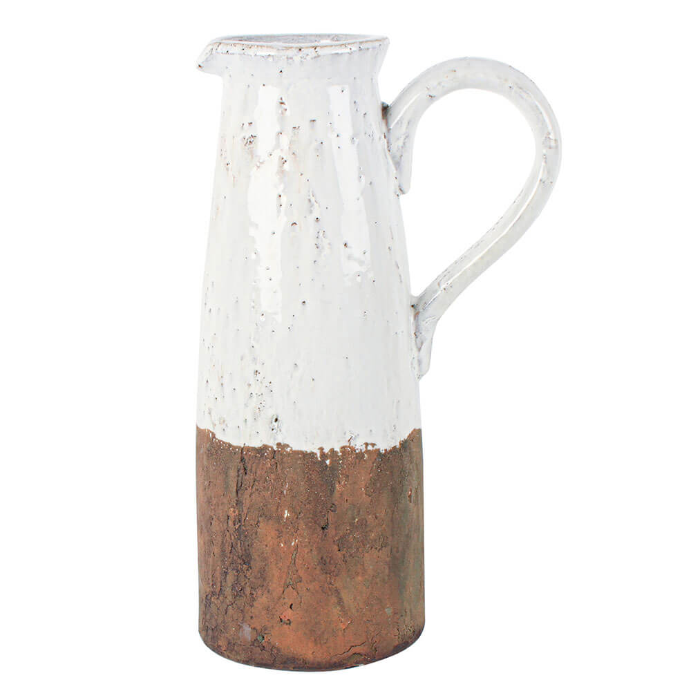 Zafer Terracotta Jug Vase
