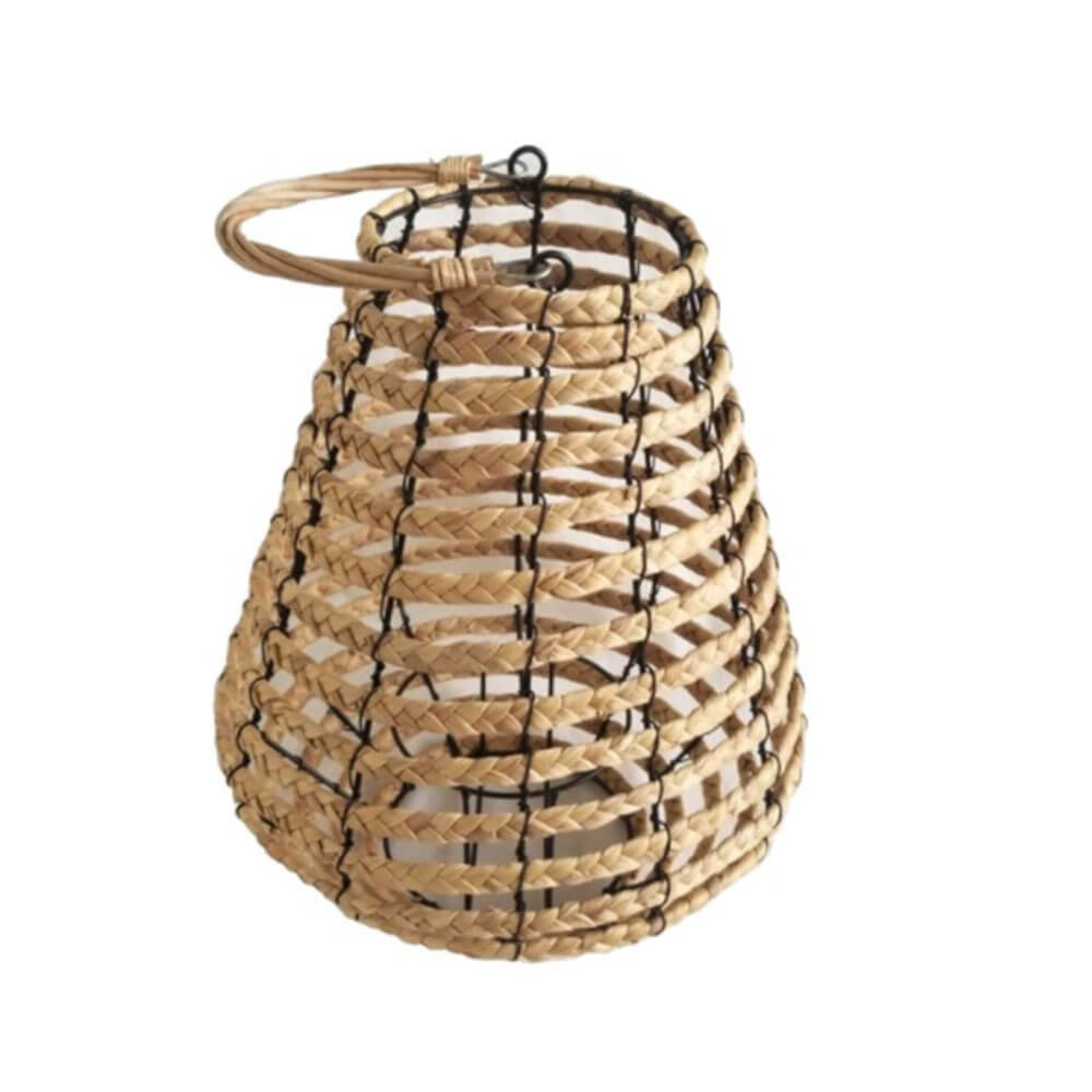 Bella Seagrass Lantern with Wire Frame